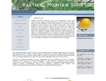 Tablet Screenshot of kaatskillsurveyors.com